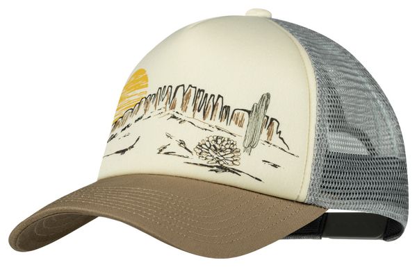 Buff Trucker Cap Grey/Beige