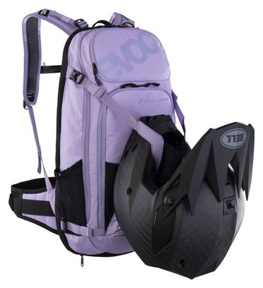 Zaino Evoc FR Trail E-Ride 20L viola con protezione per la schiena