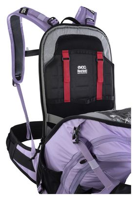 Zaino Evoc FR Trail E-Ride 20L viola con protezione per la schiena