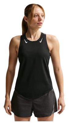 Canotta Nike AeroSwift nera da donna