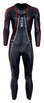 Muta in neoprene Huub Aerious III Nero/Rosso da uomo