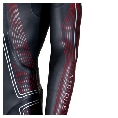 Muta in neoprene Huub Aerious III Nero/Rosso da uomo