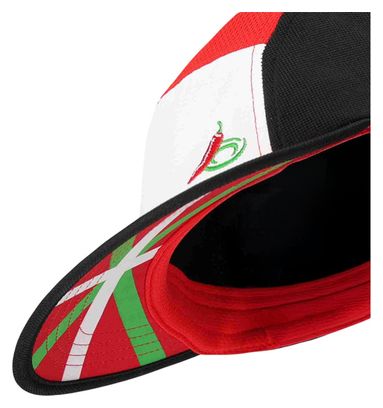 Casquette BV Sport 5 Panel ''Pays Basque'' Rouge/Blanc/Noir