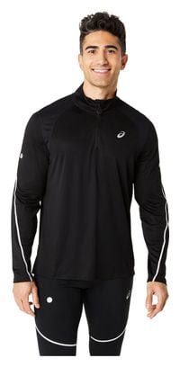 Asics Road Lite-Show 1/2 Zip Top Zwart Heren