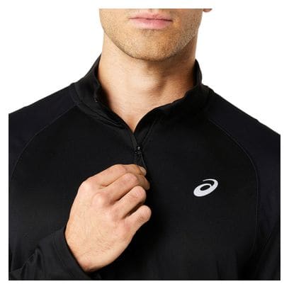 Asics Road Lite-Show 1/2 Zip Top Zwart Heren