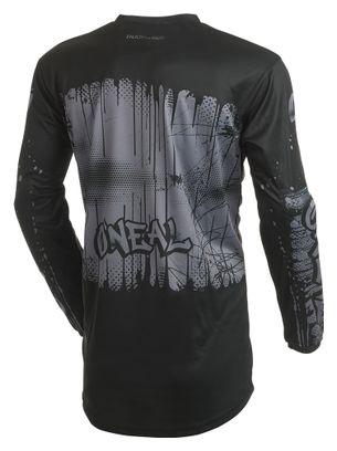 O'neal Element Rancid Langarm-Trikot Schwarz/Grau für Herren