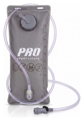 Sac à dos d'hydratation avec poche à eau de 2 litres Noir
