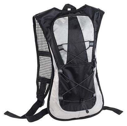 Sac à dos d'hydratation avec poche à eau de 2 litres Noir