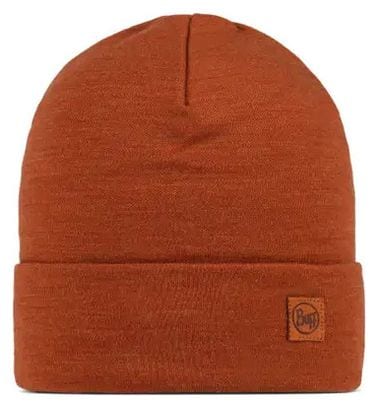 Buff Bonnet Merino Heavyweight Beanie SOLID Orange