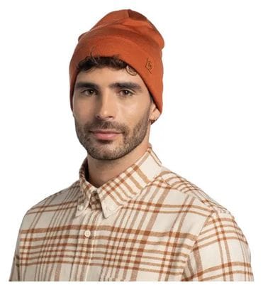 Buff Bonnet Merino Heavyweight Beanie SOLID Orange