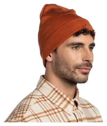 Buff Bonnet Merino Heavyweight Beanie SOLID Orange