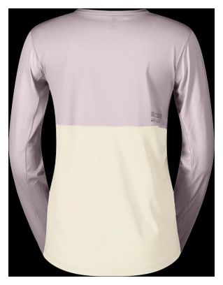 Scott Endurance Tech Langarm-Trikot für Damen, rosa/weiß