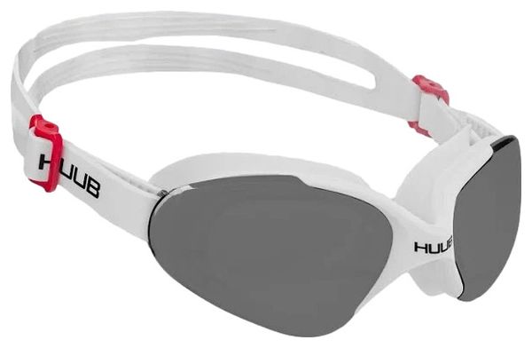 HUB Vision Schwimmbrille Silber Weiß