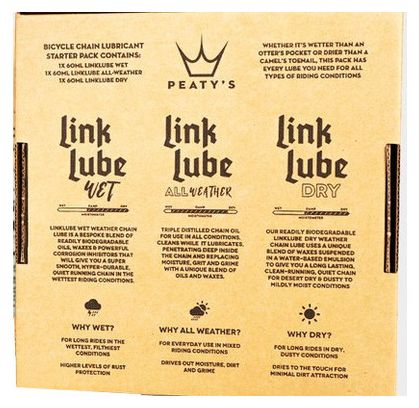 Peaty's LinkLube Bio All-Season Chain Lubricant Pack