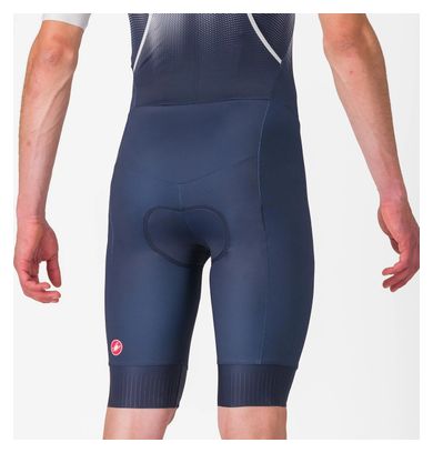 Combinaison Trifonction Castelli Core Tri Top Free Speed 3 Homme MC Bleu Blanc