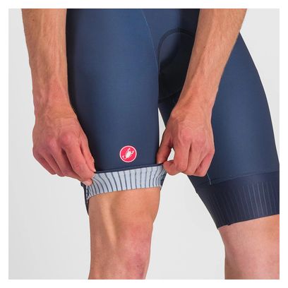 Combinaison Trifonction Castelli Core Tri Top Free Speed 3 Homme MC Bleu Blanc