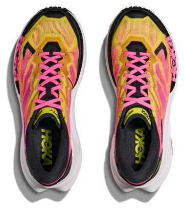 Hoka Mafate X Geel/Roos Herenschoenen