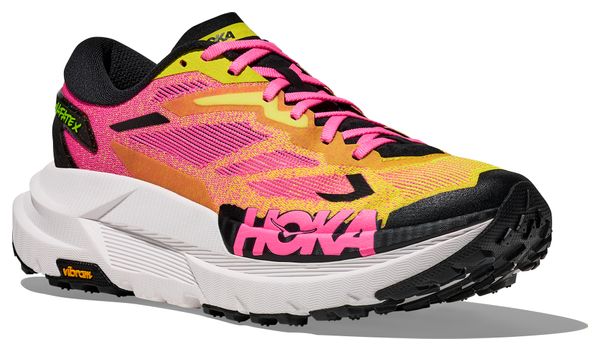 Hoka Mafate X Geel/Roos Herenschoenen