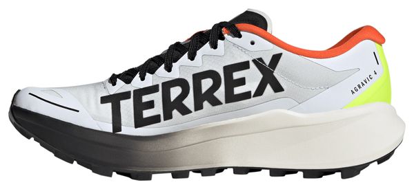 adidas Terrex Agravic 4 Trail Running Shoes, White/Black, Men's