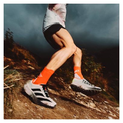 adidas Terrex Agravic 4 Trail Running Shoes, White/Black, Men's
