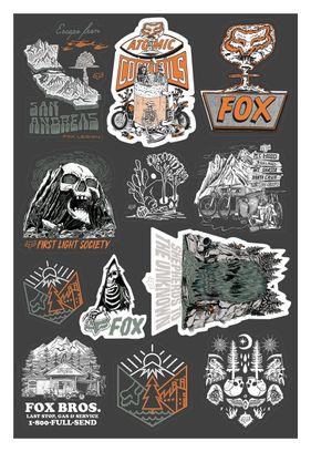 Fox Atlas stickers