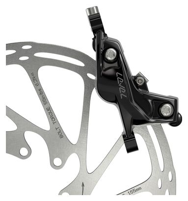 Sram Level Silver Stealth 4-Piston Front Disc Brake (Without Rotor) 950 mm Black