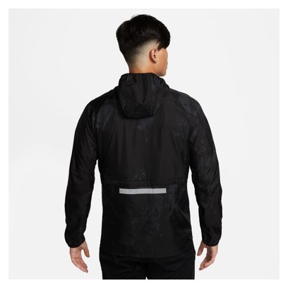 Veste coupe-vent déperlant Nike Repel Run Division Noir