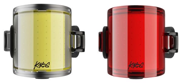 Paire d'Éclairages Avant/Arrière Knog Cobber Mini Twinpack Noir