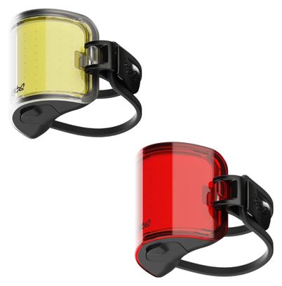 Paire d'Éclairages Avant/Arrière Knog Cobber Mini Twinpack Noir