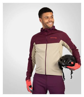 Endura MT500 Thermo Long Sleeve Jacket Violet / beige