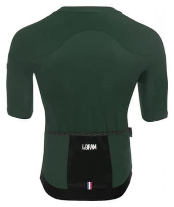 Maillot Manches Courtes LeBram Allos Vert Agave Coupe Aero