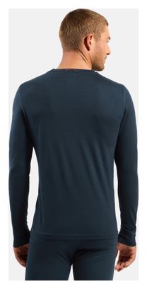 Odlo Merino 200 "80th Anniversary" Edition Base Layer, Dark Blue, Men's