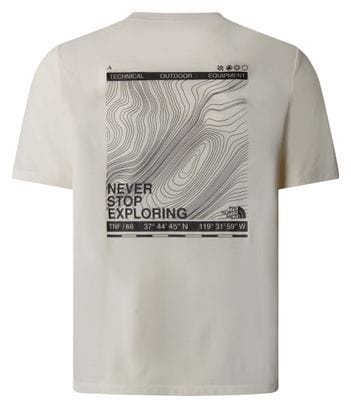 The North Face Topographic Foundation T-Shirt White