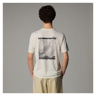 The North Face Topographic Foundation T-Shirt White