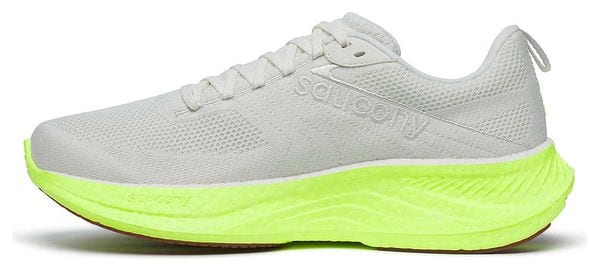 Chaussures Running Saucony Ride RFG Blanc/Jaune Homme
