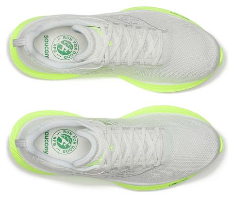 Chaussures Running Saucony Ride RFG Blanc/Jaune Homme