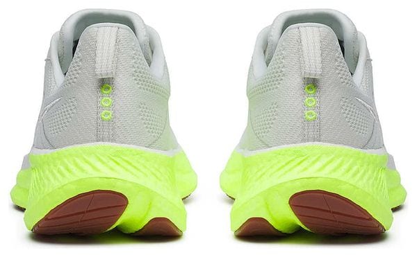 Chaussures Running Saucony Ride RFG Blanc/Jaune Homme