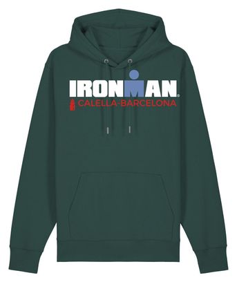 Sudadera con capucha Ironman Barcelona Verde