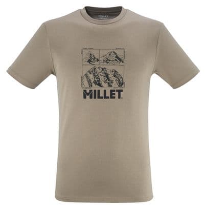 Millet Chamonix Logo Beige T-shirt