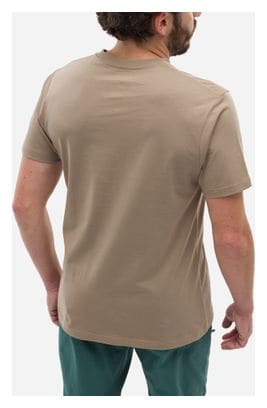 T-Shirt Millet Chamonix Logo Beige Herren