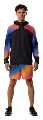 Giacca a vento Mizuno Active Alpha nero/multicolore da uomo