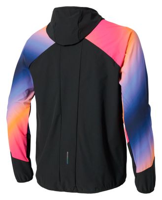 Giacca a vento Mizuno Active Alpha nero/multicolore da uomo