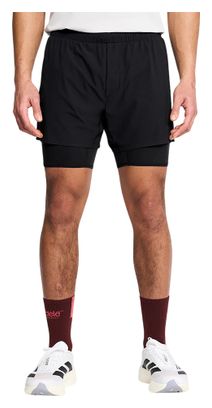 Bóxer 2 en 1 Ciele DLYShort 5" Long Brief 2 Negro para hombre