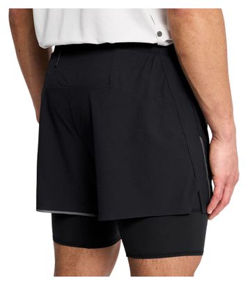 Bóxer 2 en 1 Ciele DLYShort 5" Long Brief 2 Negro para hombre