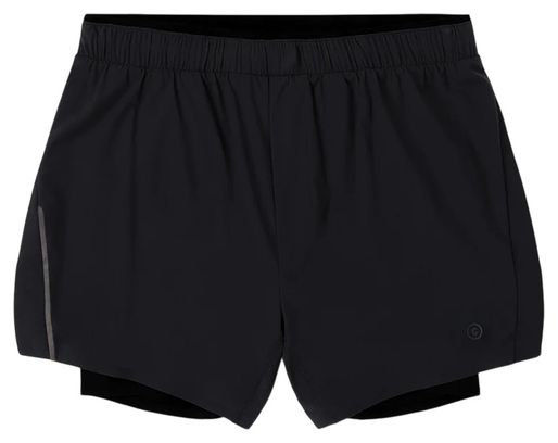 Bóxer 2 en 1 Ciele DLYShort 5" Long Brief 2 Negro para hombre