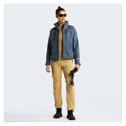 Pantaloni convertibili The North Face Exploration Straight Beige da donna - Regular