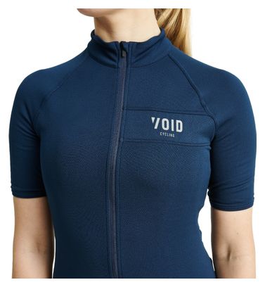 Maglia a manica corta Void Merino da donna Navy