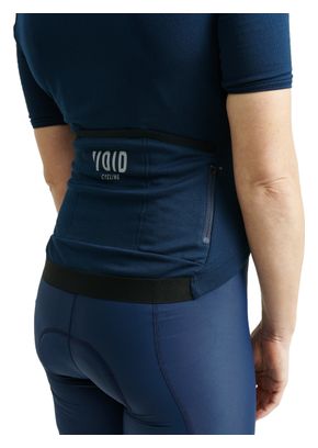 Maglia a manica corta Void Merino da donna Navy