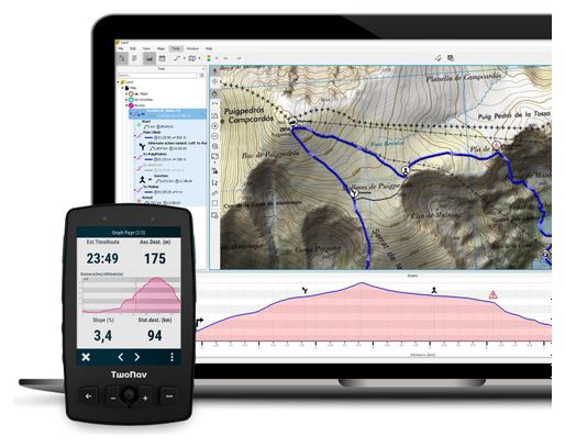 GPS Aventura 2 Plus Bleu TwoNav