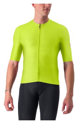 Castelli Aero Race 6.0 Short Sleeve Jersey Geel